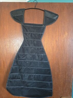 Classic Black Women's Dress Organizer Apron